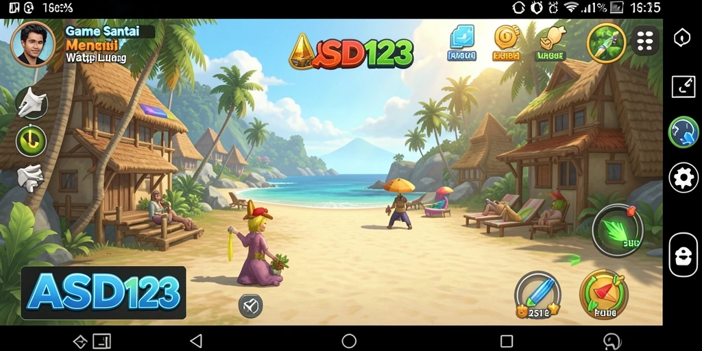 Screenshot dari gameplay ASD123 yang menggambarkan keseruan bermain.