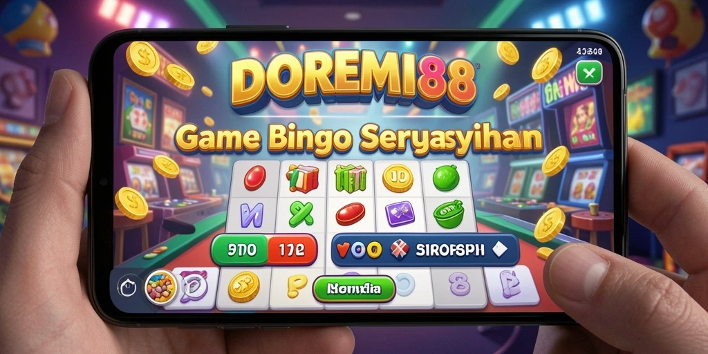 Tampilan gameplay seru dan mendebarkan dari DOREMI88.