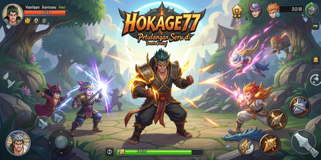 Screenshot gameplay HOKAGE77 menunjukkan aksi mendebarkan dalam petualangan seru.