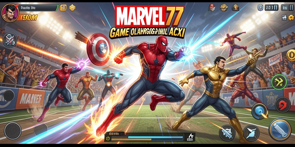 Tampilan gameplay <strong>MARVEL77</strong> yang menegangkan dan interaktif.