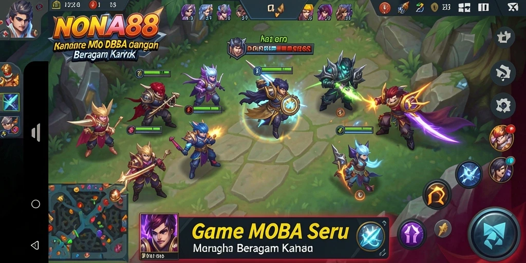 Tampilan memukau dari gameplay NONA88 yang penuh aksi.