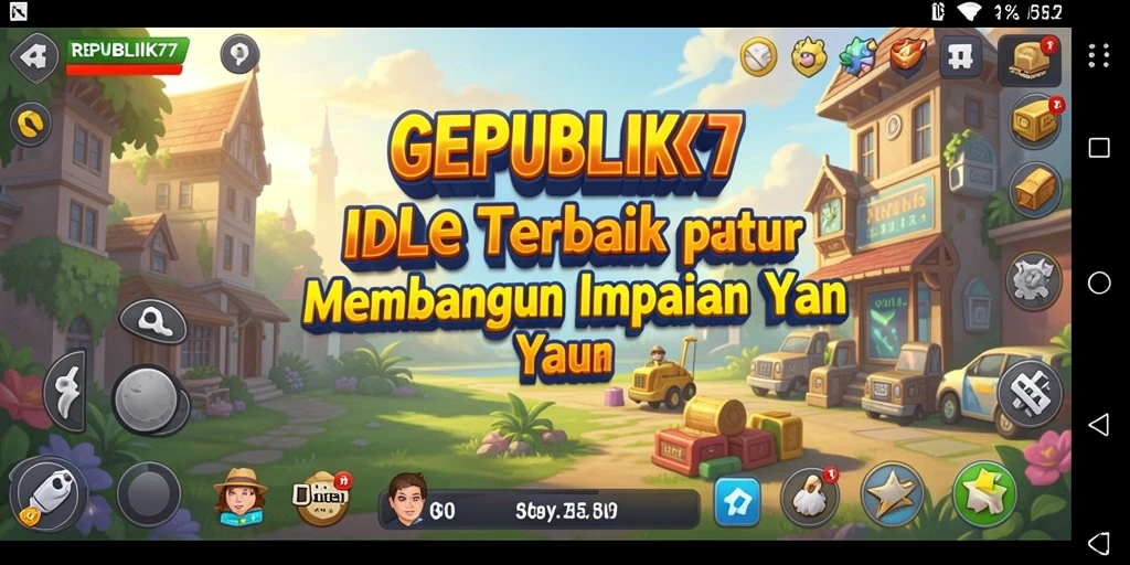 Gameplay santai dan menawan dalam REPUBLIK77