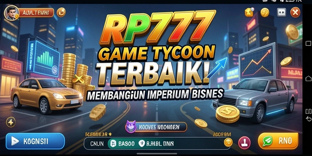 Tampilan gameplay RP777 menampilkan duel bisnis yang menarik dan strategis.
