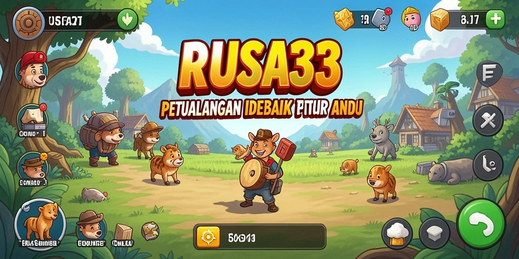 Tampilan menarik gameplay RUSA33 dengan elemen Idle yang menghibur.