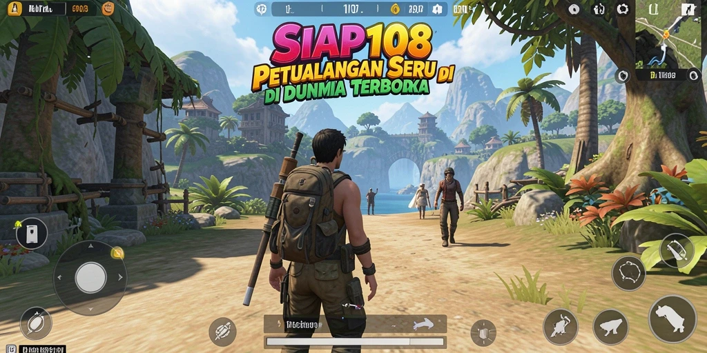 Screenshot gameplay SIAP108 menampilkan aksi petualangan yang mendebarkan.