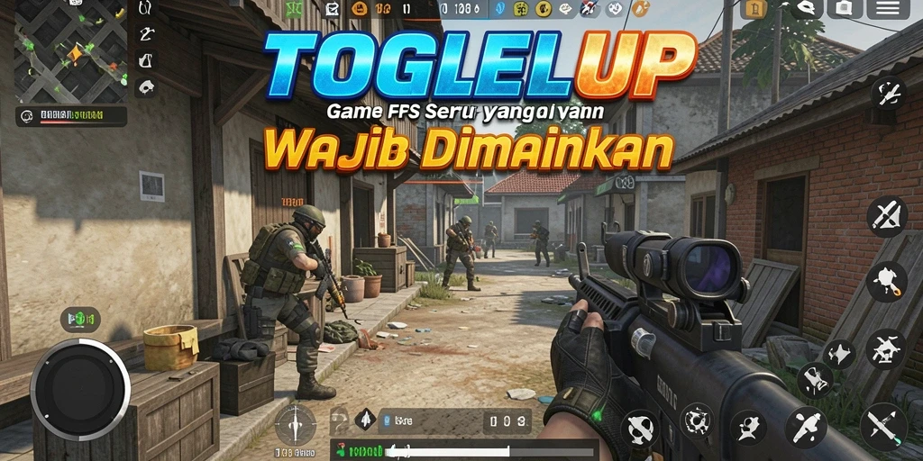 Tampilan gameplay seru di TOGELUP dengan aksi tembak-menembak yang mendebarkan.